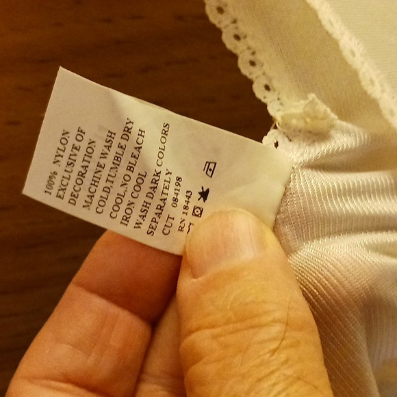 COPPER KEY VINTAGE WHITE SHEER DRESS,  SIZE 14, 100% NYLON - Picture 4 of 4